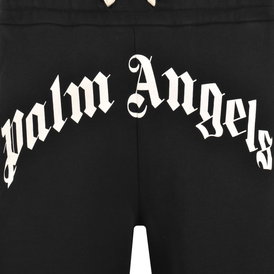 Palm Angels Curved Logo Track Shorts Black | Mainline Menswear us